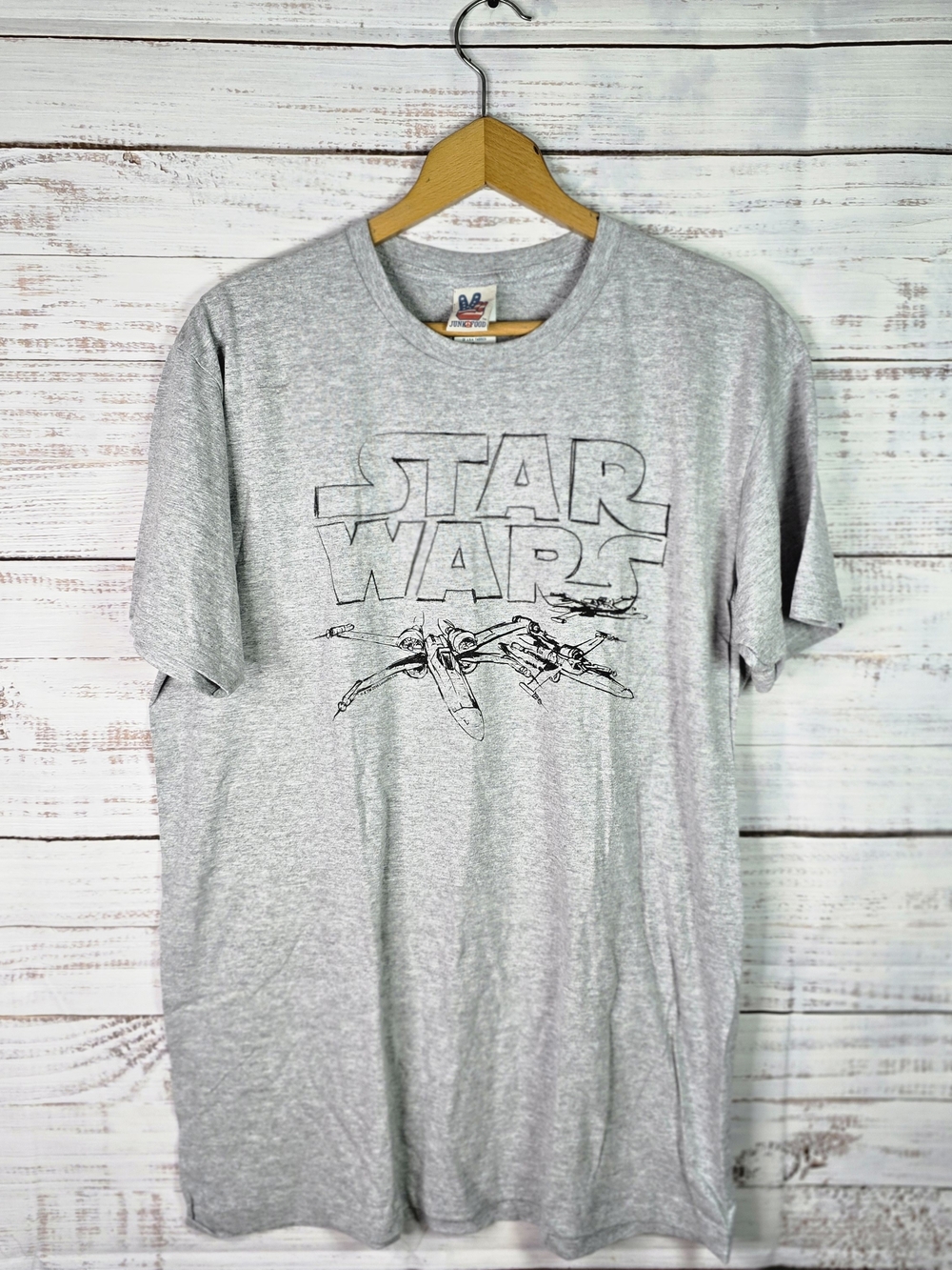 Junk Food Star Wars Graphic T-Shirt Gray Size Large NWT